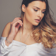 Bransoletka srebrna 925 coreana