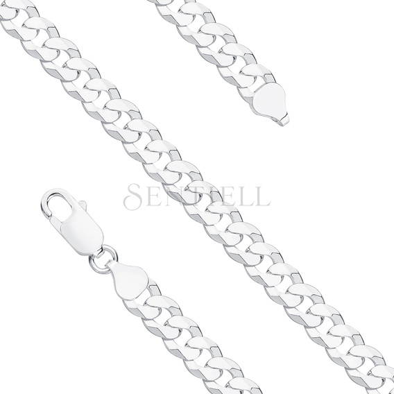 Bransoletka - pancerka diamentowana płaska pr. 925 Ø 180