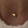 Srebrny naszyjnik pr.925 pozłacany choker z serduszkiem
