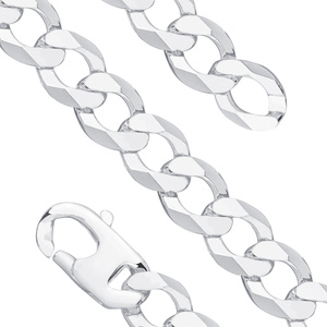 Bransoletka - pancerka diamentowana płaska pr. 925 Ø 400
