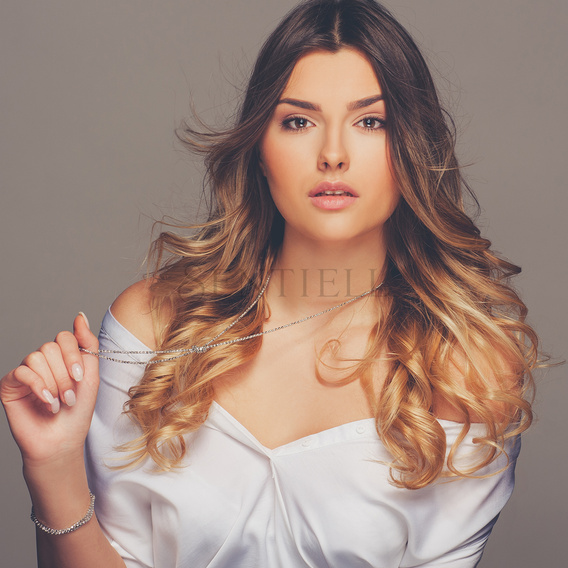 Bransoletka srebrna 925 coreana