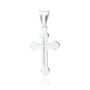 Srebrny (pr.925) krzyżyk diamentowany