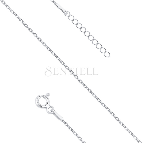 Srebrna bransoletka pr. 925 ankier diamentowany