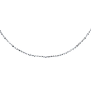 Rodowany łańcuszek srebrny 925. Spiga - lisi ogon