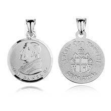 Srebrny medalik Święty Jan Paweł II