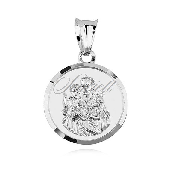 Srebrny medalik pr.925 - Święty Józef