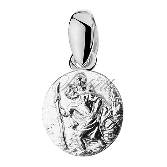 Srebrny medalik pr.925 Święty Krzysztof